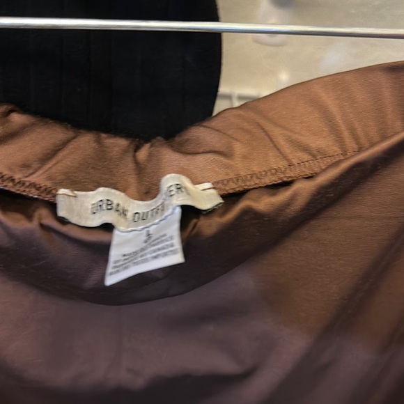 Urban Outfitters Brown Maxi Pencil Skirt with Slit - Picture 3 of 5